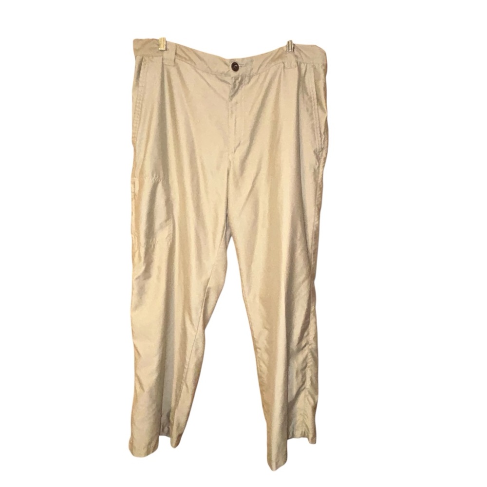 Columbia Men’s Cargo Pants Lightweight Hiking Beige 38x34 Outdoor Nylon Blend